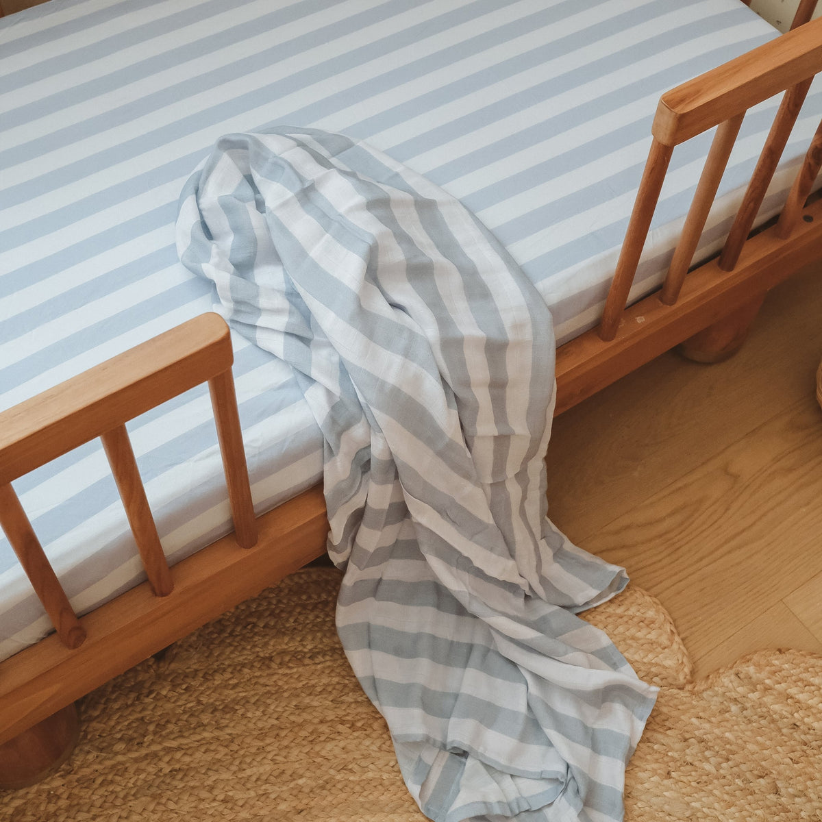Blue Cot Sheet