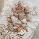 3 Little Crowns Chunky Knit Jumper - Flowers