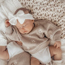 3 Little Crowns Chunky Knit Jumper - Flowers