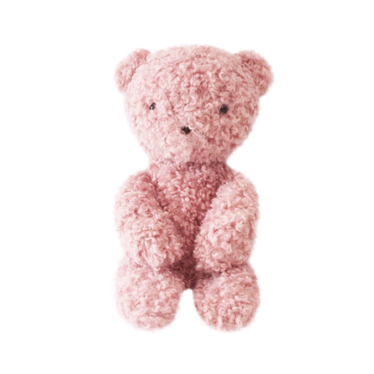 Alimrose Charlie Sherpa Baby Bear - Petal