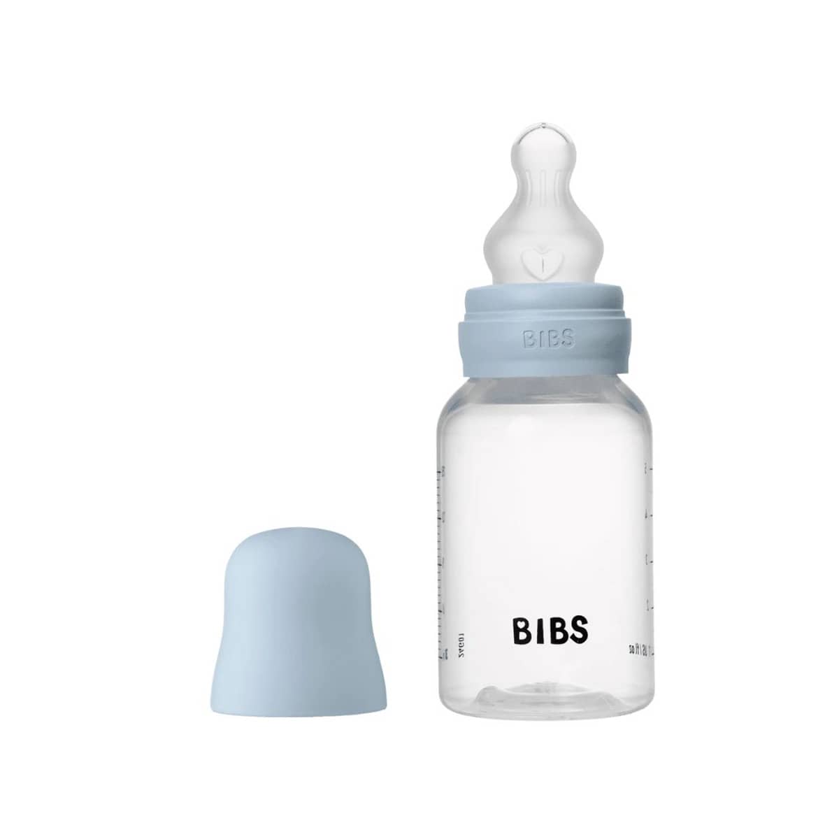 BIBS Baby PP Bottle - Silicone Teat - 150ml - Baby Blue
