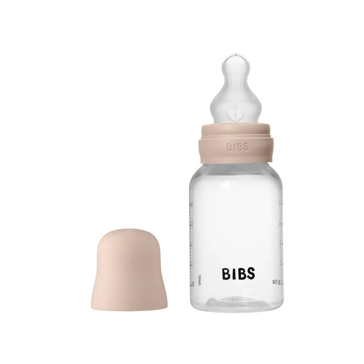 BIBS Baby PP Bottle - Silicone Teat - 150ml - Blush