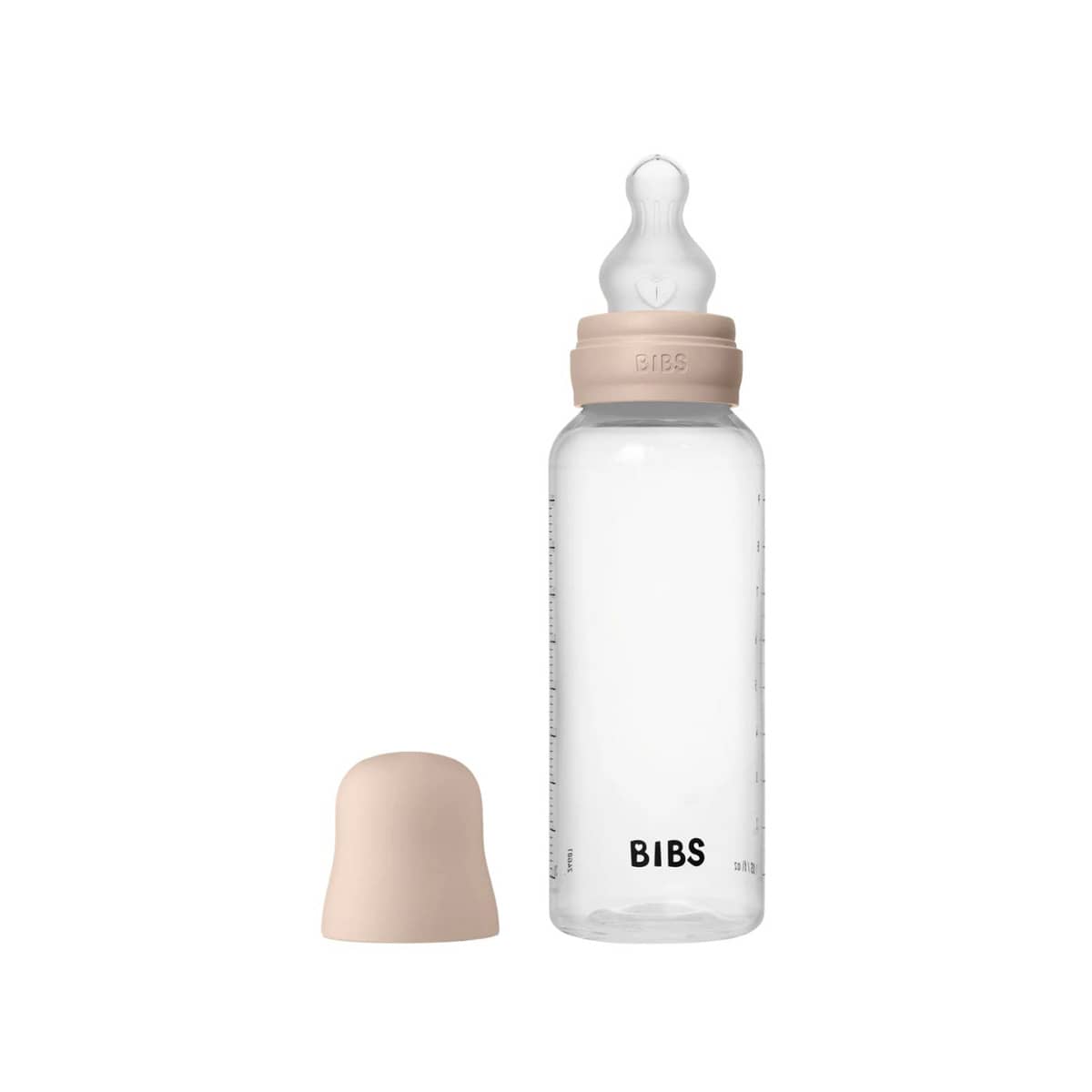 BIBS Baby PP Bottle - Silicone Teat - 270ml - Blush