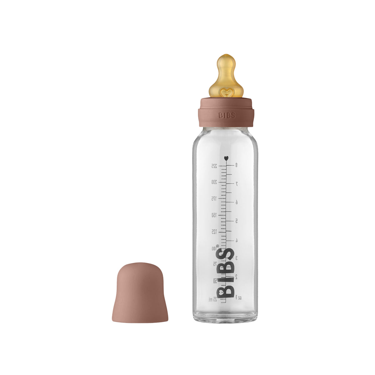 BIBS Baby Glass Bottle - 225ml - Woodchuck