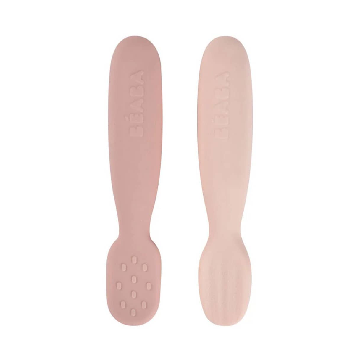 Beaba Silicone Pre-Spoon Set - Cotton Candy / Sorbet