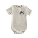 Bencer & Hazelnut Short Sleeve Bodysuit - Love Bug Club