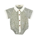 Bencer & Hazelnut Collared Bodysuit/Shirt - Holly