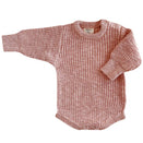 Blossom & Pear Chunky Knit Romper - Blush