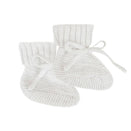 Blossom & Pear Mini Knit Booties - Milk