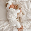 Blossom & Pear Mini Knit Pants - Milk