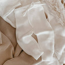 Blossom & Pear Mini Knit Pants - Milk
