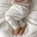 Blossom & Pear Mini Knit Pants - Milk