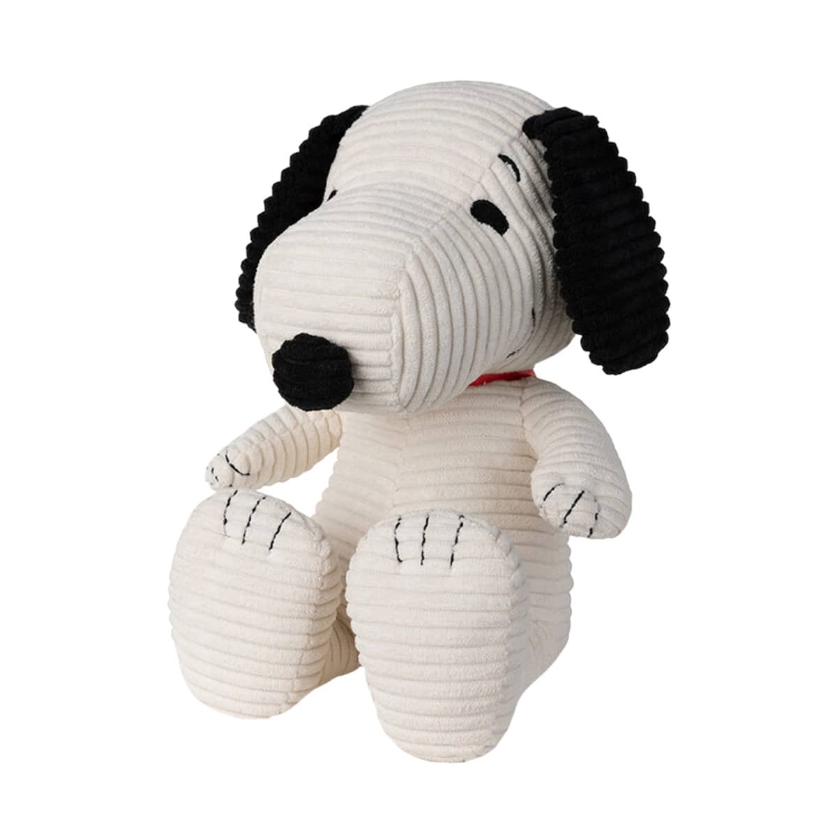 Bon Bon Toys Snoopy Sitting Corduroy Plush Toy in Gift Box