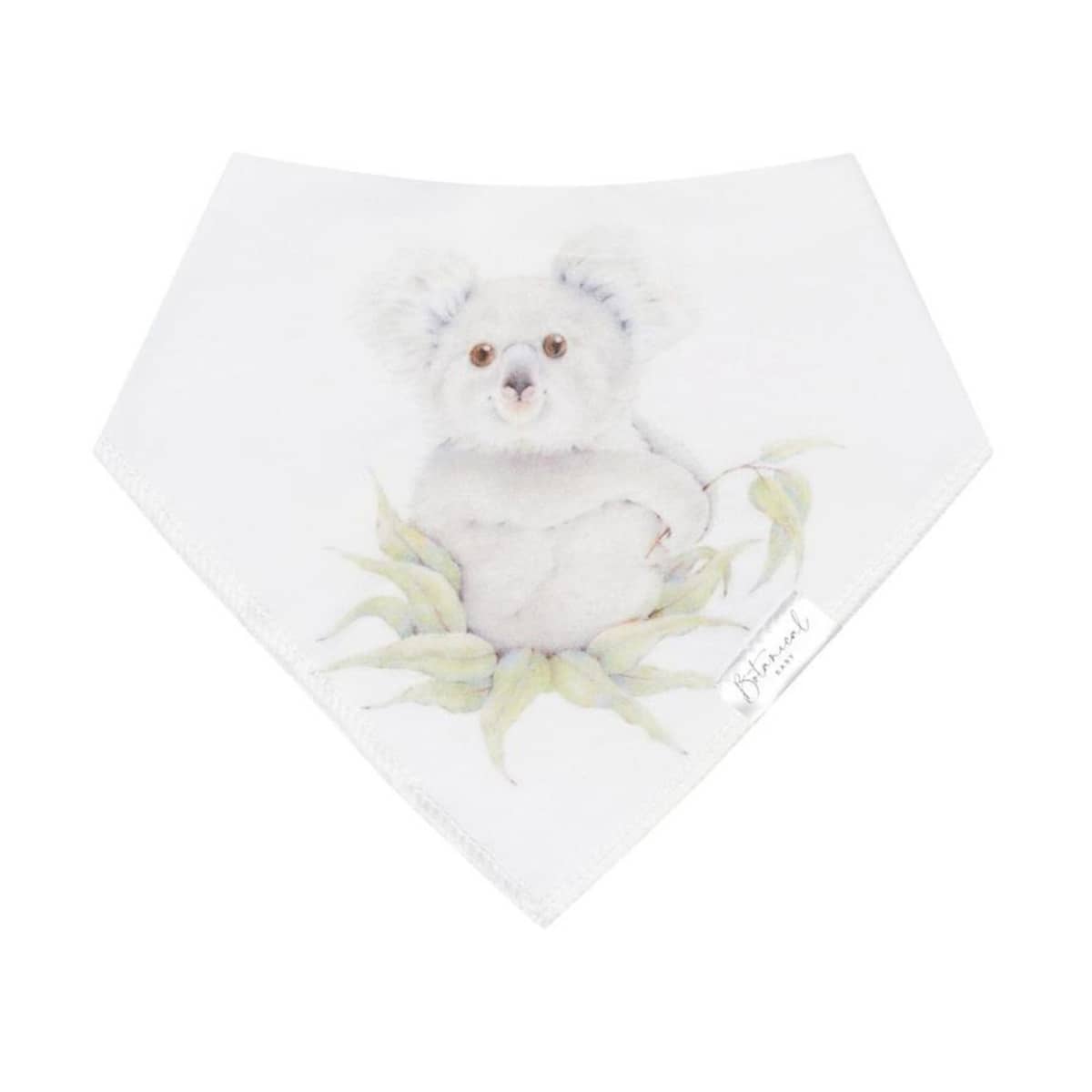 Botanical Baby Terry Cloth Bib - Koala