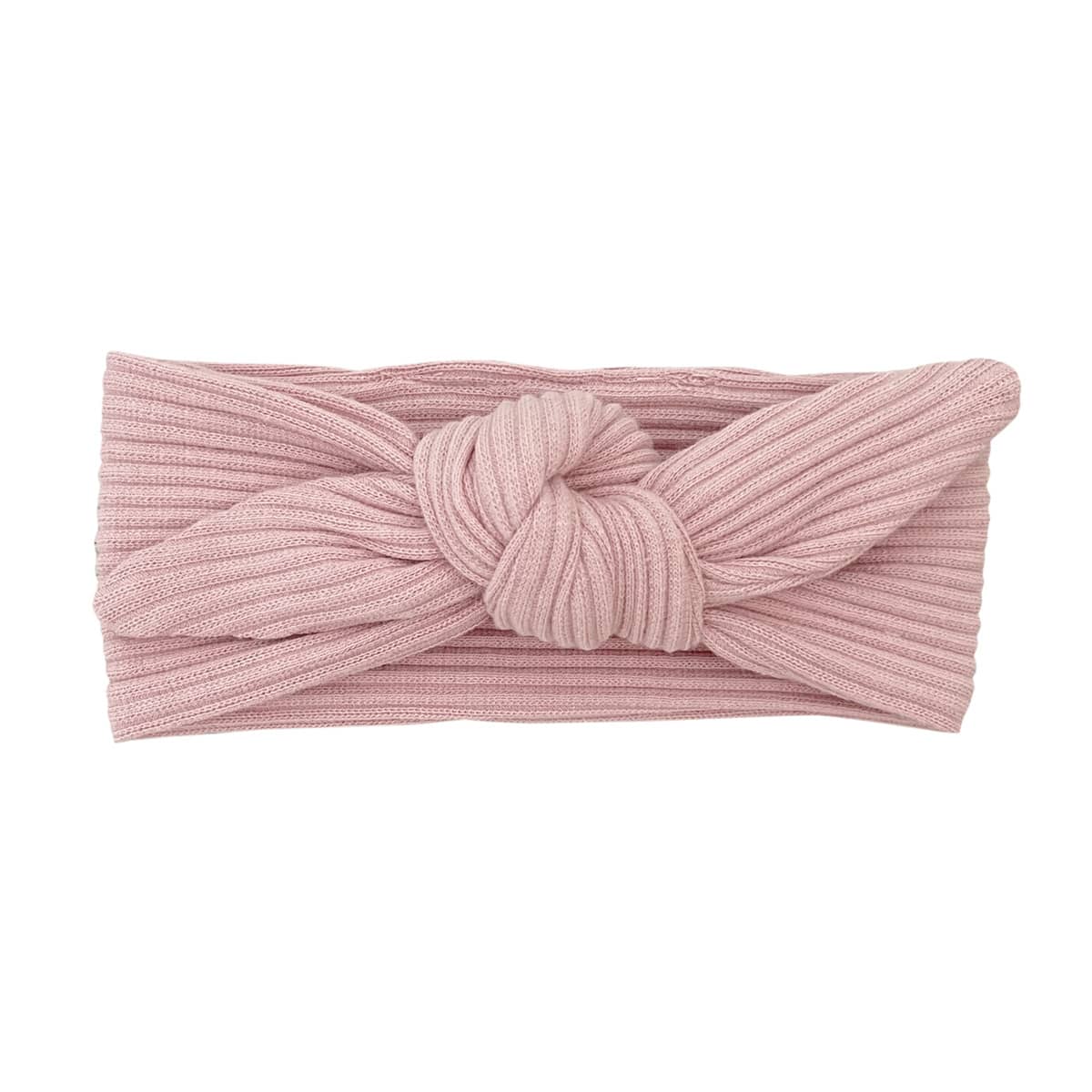 Bowy Made Ribbed Head Tie - Dusty Pink