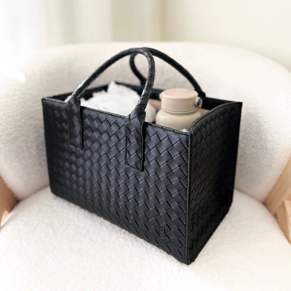 Bunnie Caddie The Mini Edition Nappy Organiser - Black