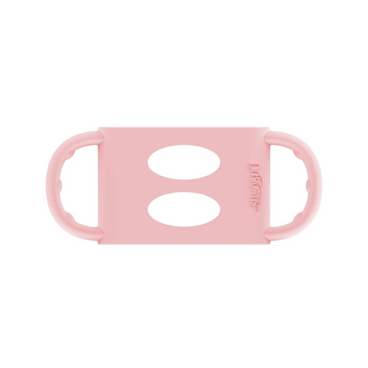 Dr Browns Wide Neck Silicone Handles - Light Pink