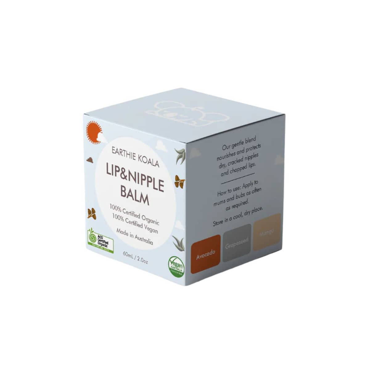 Earthie Koala Lip and Nipple Balm