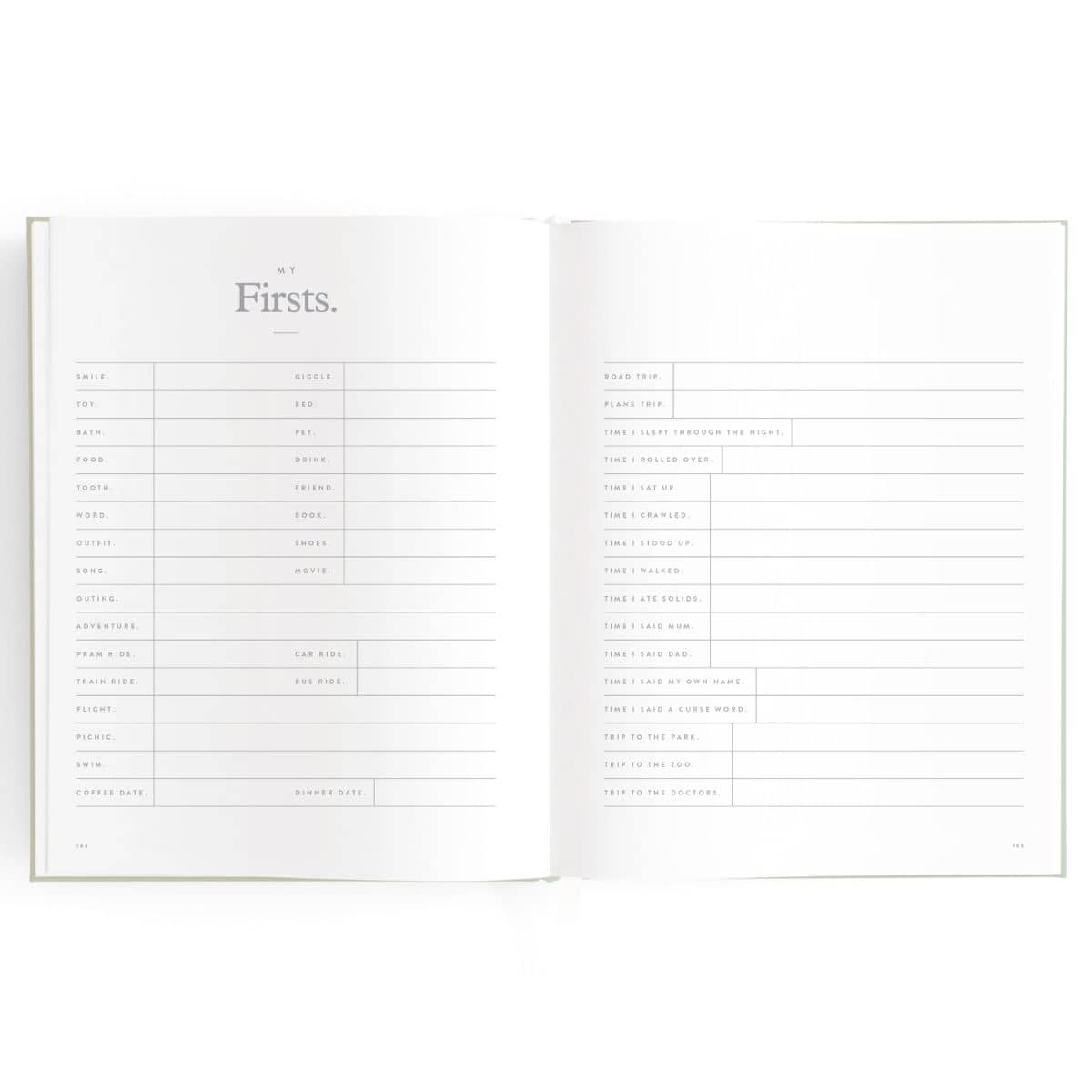 Fox & Fallow Baby Book - My First