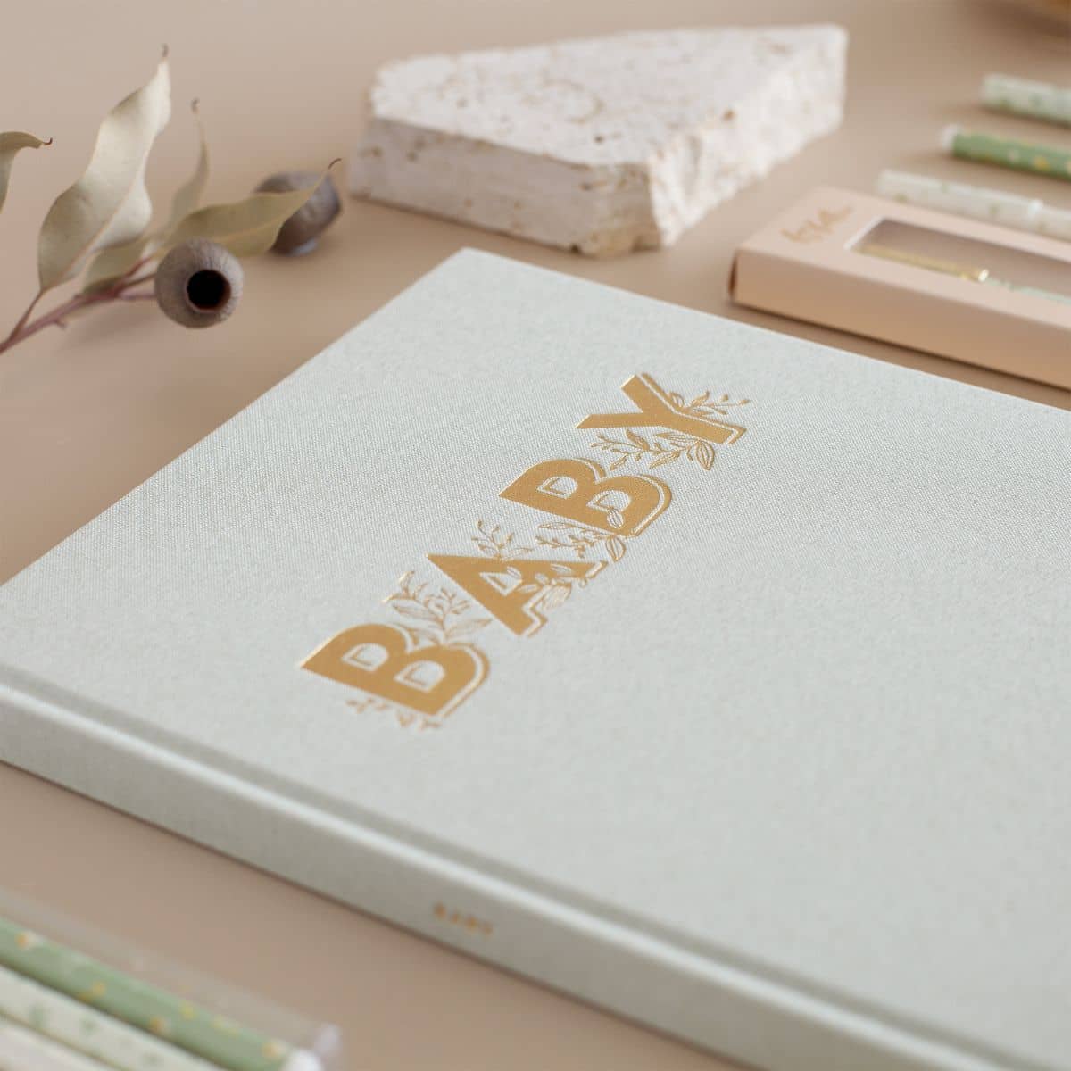 Fox & Fallow Baby Book - Pistachio