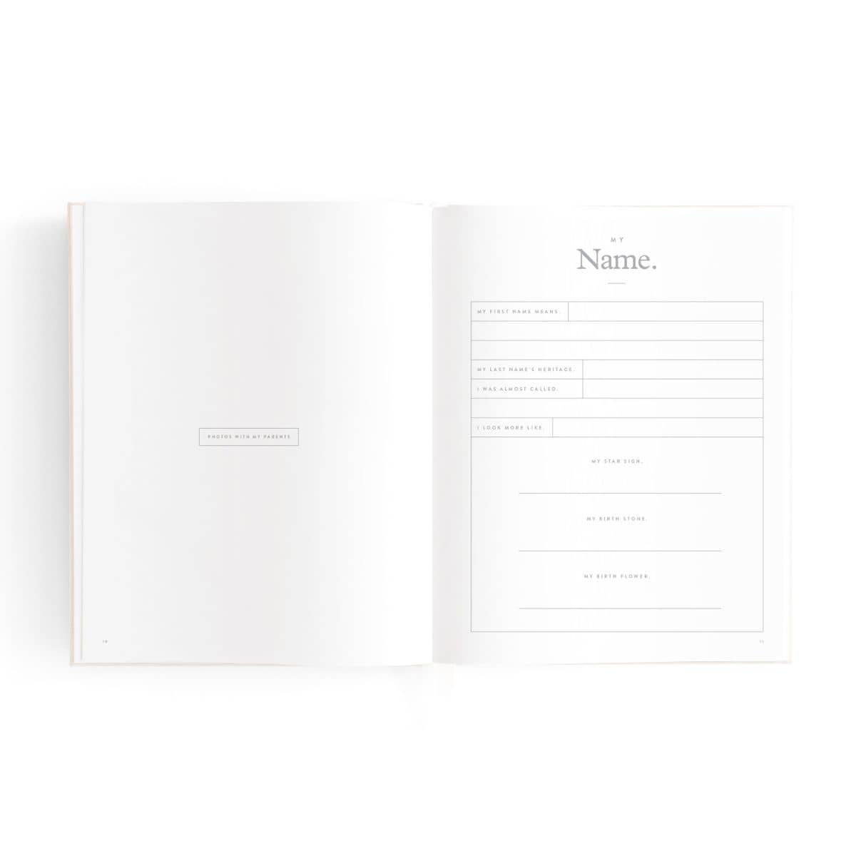 Fox & Fallow Mini Baby Book - My Name