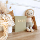 Fox & Fallow Mini Baby Book - Sage