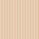 Fox & Fallow Organic Fitted Bassinet Sheet - Coffee Stripe