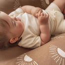 Fox & Fallow Reversible Knit Baby Blanket - Suns Coffee