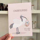 From Rosalie - Greeting Card - Congratulations! Pink