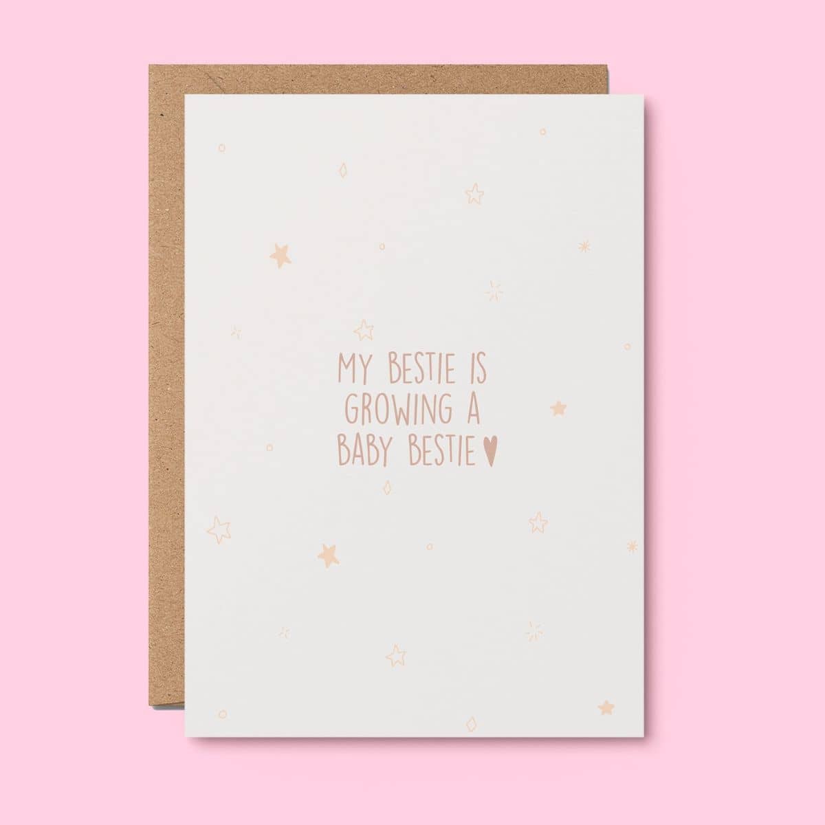 From Rosalie - Greeting Card - Growing Baby Bestie