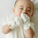 Goumi Stay On Baby Mitts - Two Pack - Coastal + Cloud