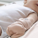 Goumi Stay On Baby Mitts - Two Pack - Abstract Floral + Rose