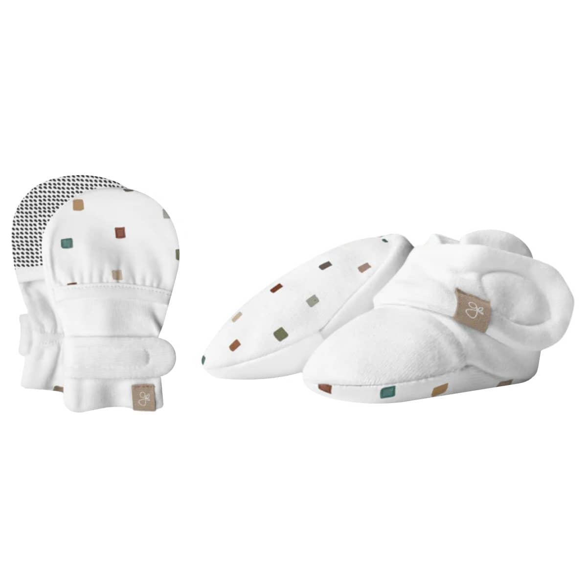 Goumi Stay On Baby Mitts + Boots Set - City Blocks