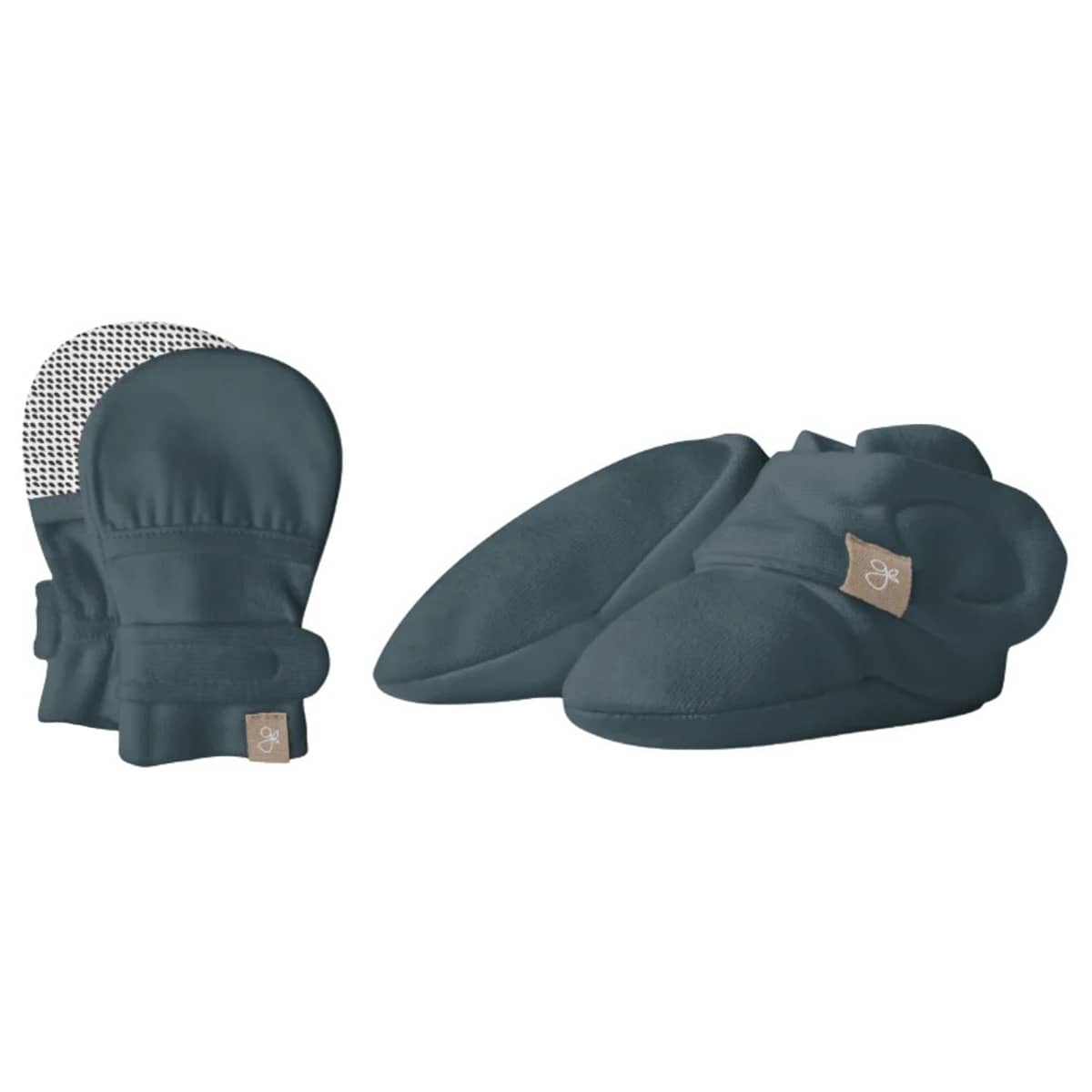 Goumi Stay On Baby Mitts + Boots Set - Midnight