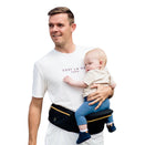 Hackerlily Hipsurfer - Hipseat Baby Carrier with Cover - Black