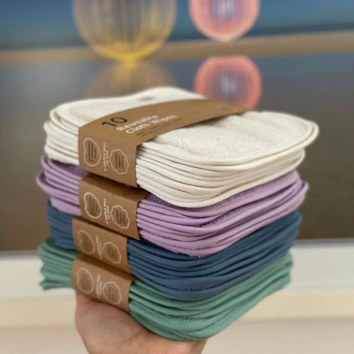 Here & After Reusable Organic Cloth Wipes