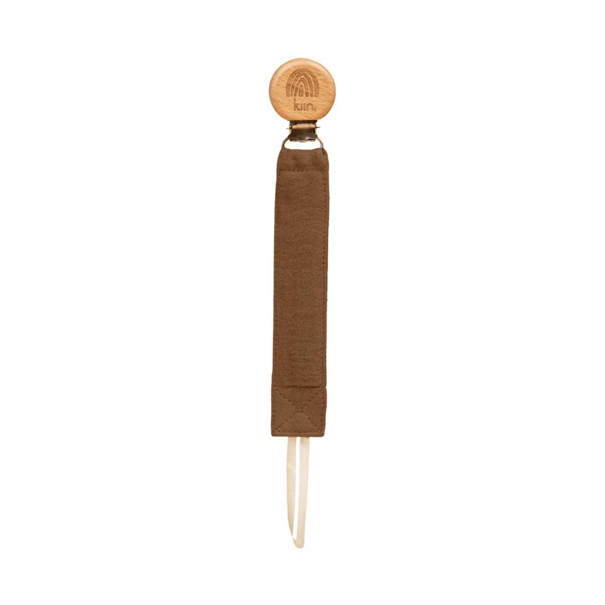 Kiin Baby Cotton Dummy Clip - Umber