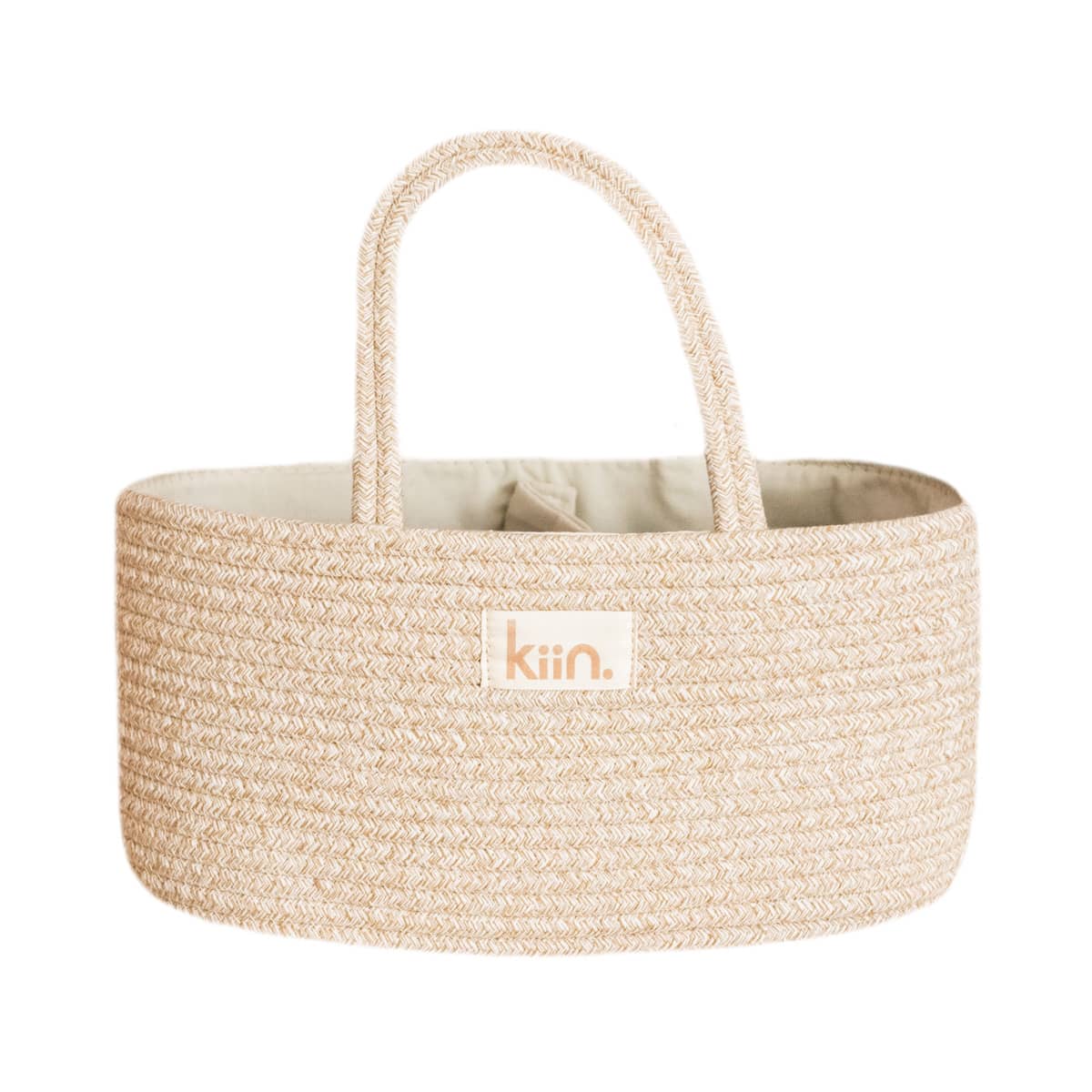 Kiin Baby Cotton Rope Nappy Caddy Organiser