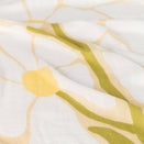 Kiin Baby Organic Muslin Swaddle - Fleur - Warm Oat