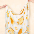Kiin Baby Organic Muslin Swaddle - Sunny Day