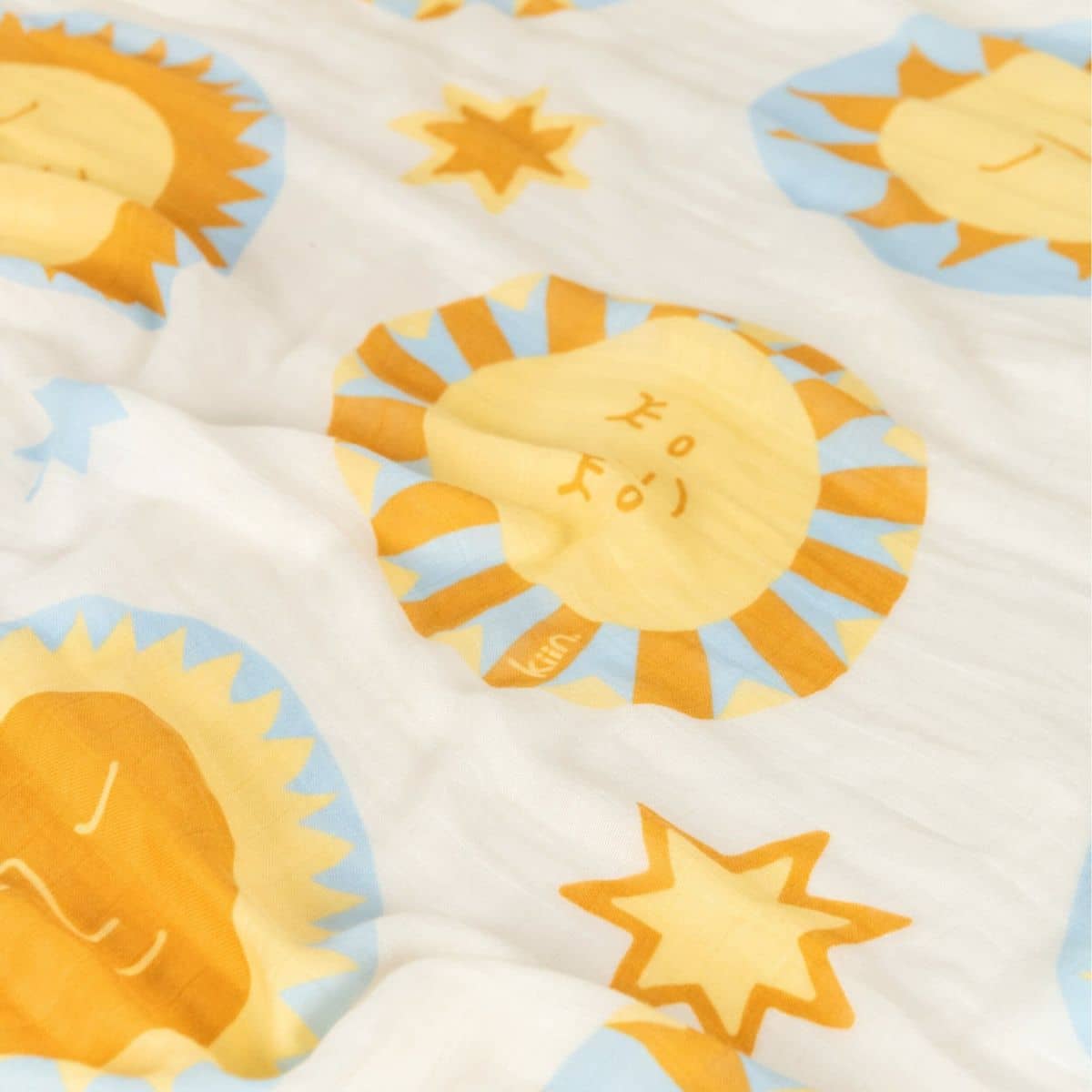 Kiin Baby Organic Muslin Swaddle - Sunny Day