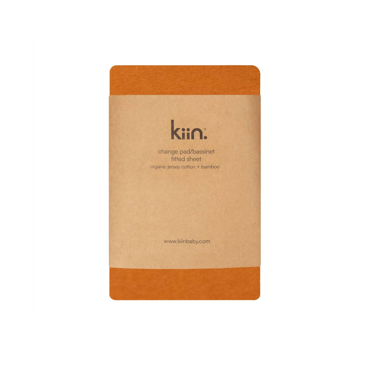 Kiin Baby Organic Change Pad / Bassinet Sheet - Rust