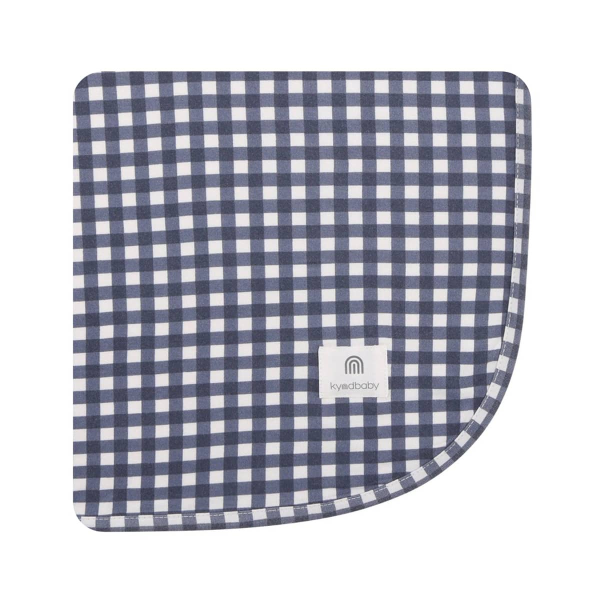 Kynd Baby Large Stretchy Swaddle - Navy Gingham