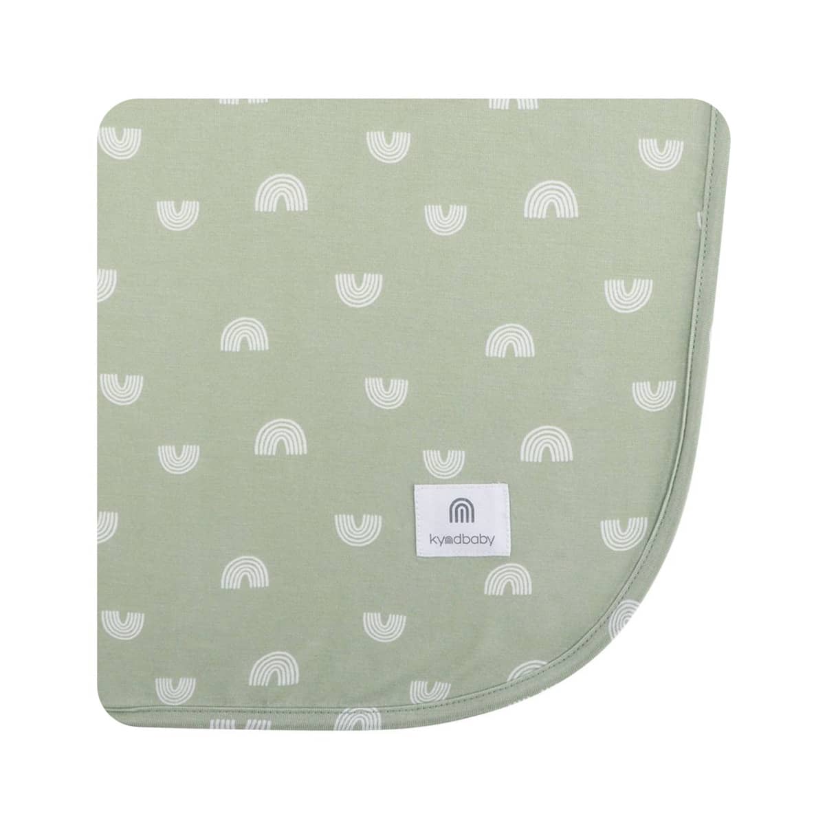 Kynd Baby Large Stretchy Swaddle - Sage Rainbow