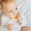 Oli & Carol Natural Rubber Chewy-to-Go Mini Teether - Hawaii the Flower