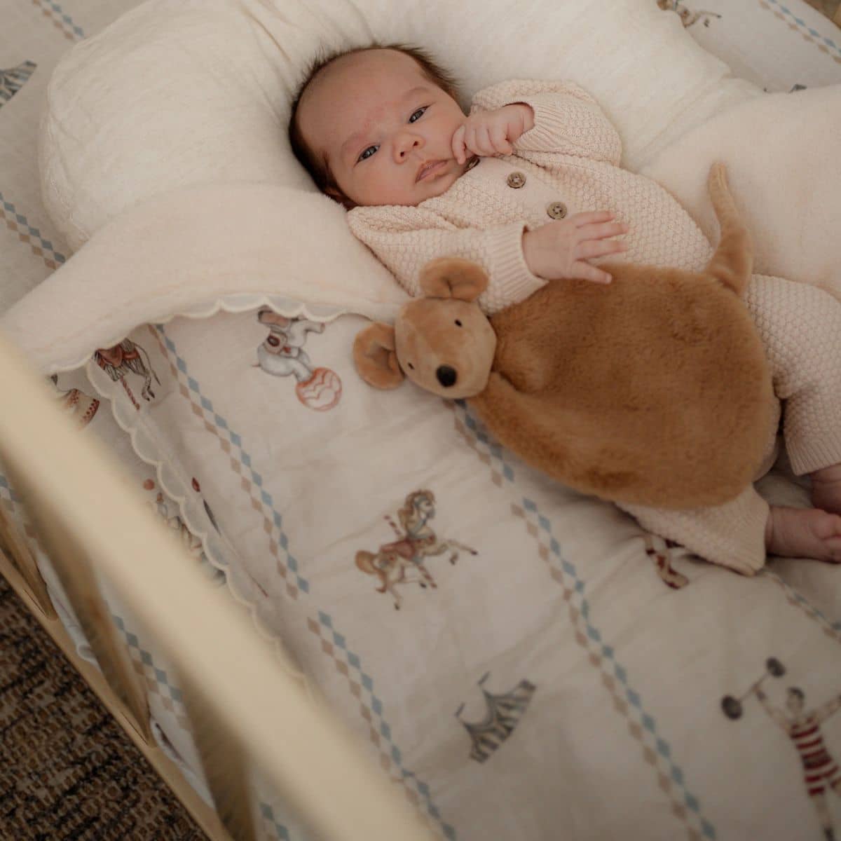 Pop Ya Tot Fur Lined Cot Blanket - Le Cirque