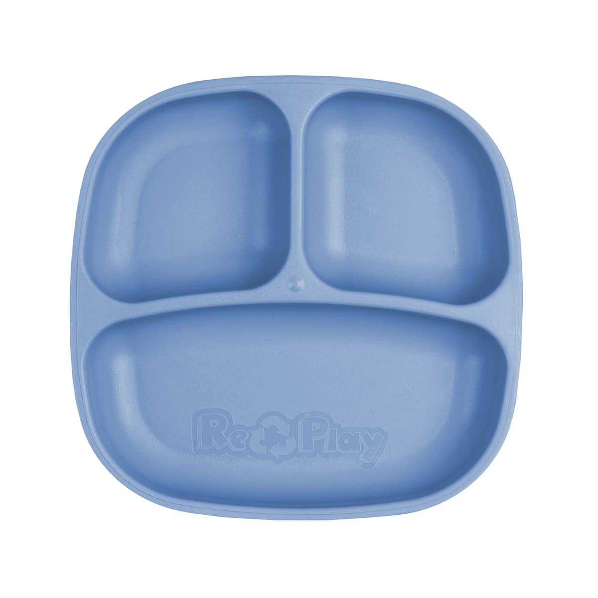 Re-Play Recycled Divided Plate - Denim