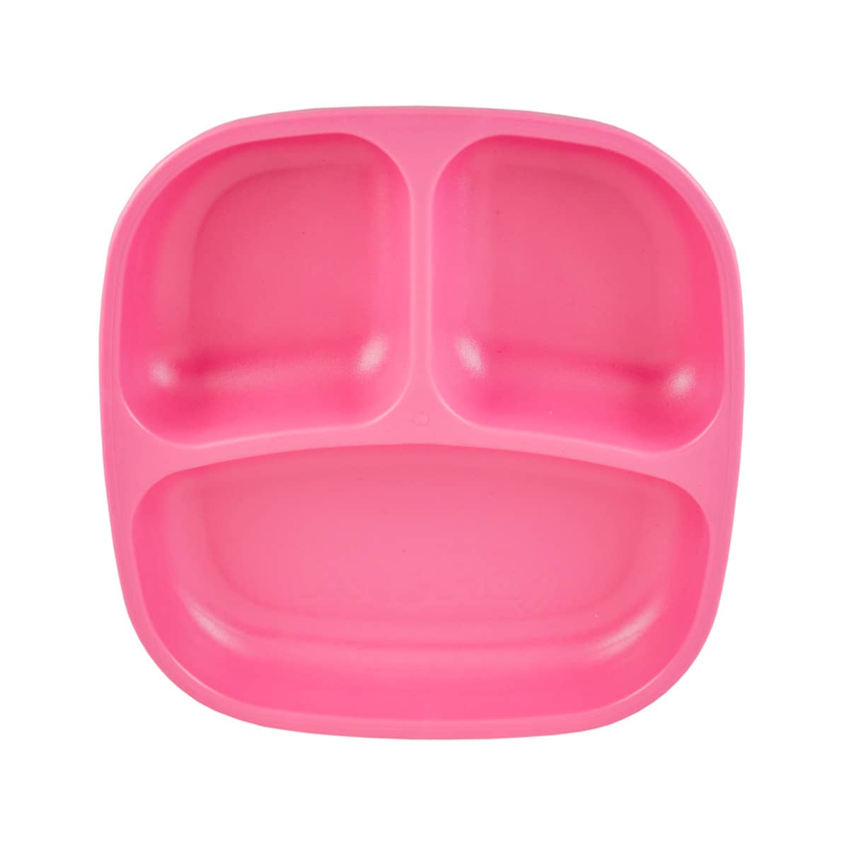 Re-Play Recycled Divided Plate - Bright Pink