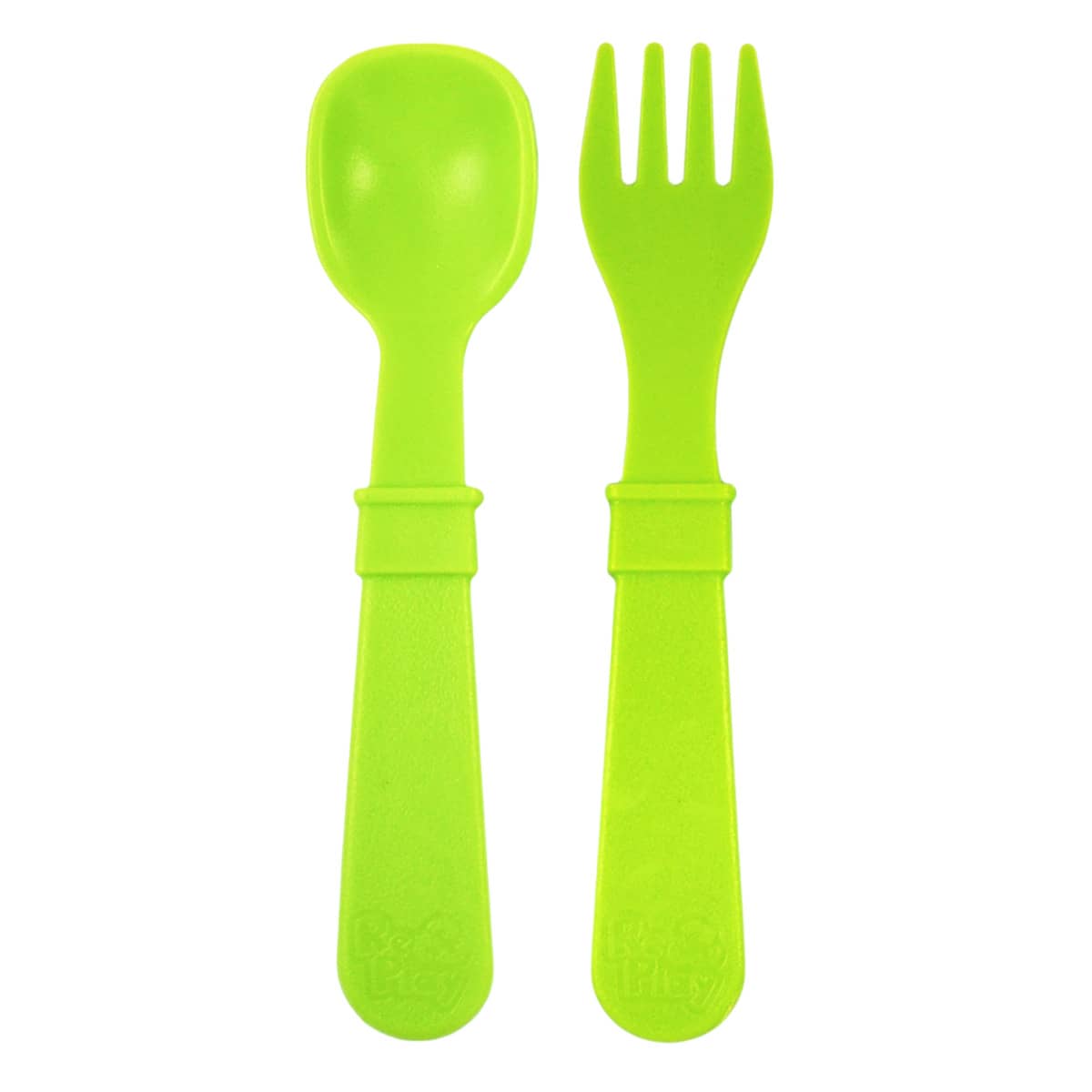 Re-Play Recycled Fork and Spoon Set - Green
