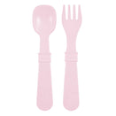 Re-Play Recycled Fork and Spoon Set - Ice Pink
